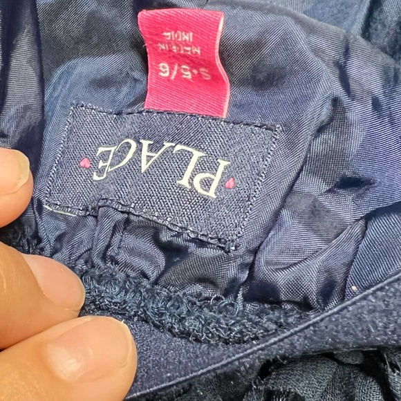 girls navy blue skirt size 5/6 - Picture 2 of 3